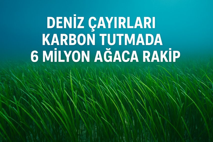 Deniz Çayırları Karbon Tutmada 6 Milyon Ağaca Rakip