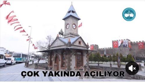 Kayseri Saat Kulesi Avrupalı Türklerin  Hizmetine Verildi.