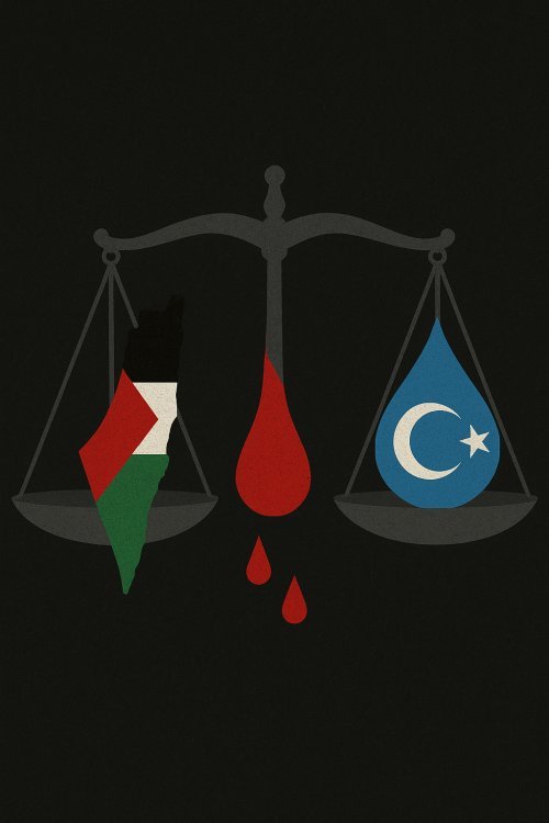 GAZZE 'NİN KANI, DOĞU TÜRKİSTAN 'IN GÖZYAŞI İLE TEMİZLENMEZ