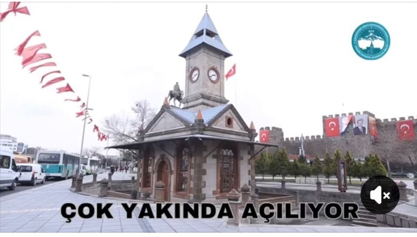 Kayseri Saat Kulesi Avrupalı Türklerin Hizmetine Verildi.