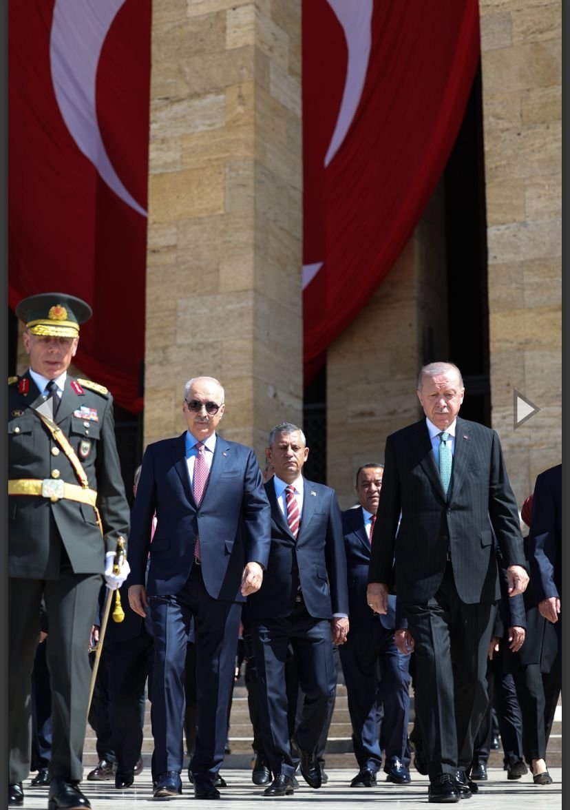 Devlet Erkanı Anıtkabir'de: 30 Ağustos Zafer Bayramı'nın 103. Yılı Törenle Kutlandı